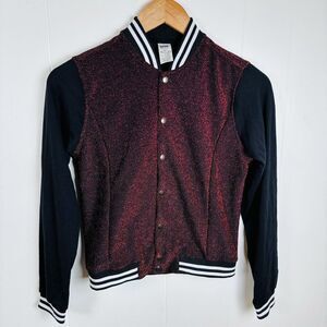 Balera Dance Costume Red‎ Sparkle Jacket MC Medium Children Sports Jacket